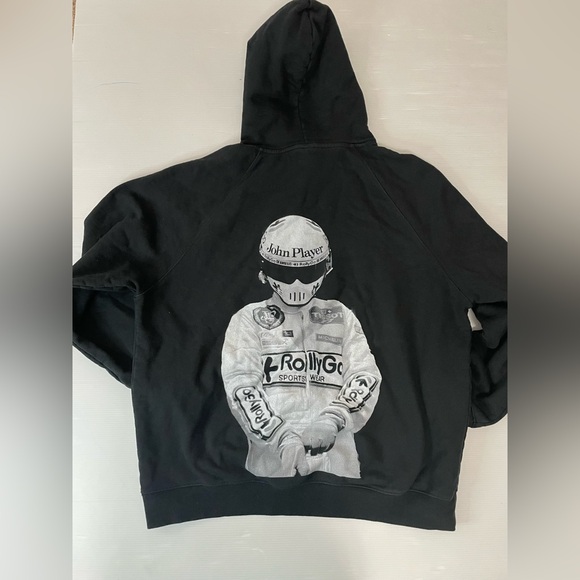 unbranded Other - John Player Special Black Hooded Graphic Sweatshirt Size M